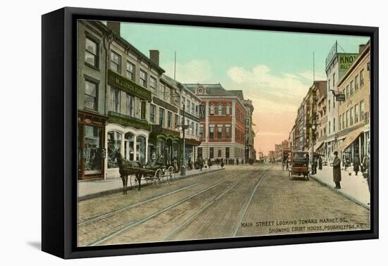 Main Street, Poughkeepsie, New York-null-Framed Stretched Canvas