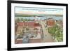 Main Street, Quincy, Illinois-null-Framed Art Print