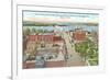 Main Street, Quincy, Illinois-null-Framed Premium Giclee Print