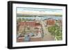 Main Street, Quincy, Illinois-null-Framed Art Print