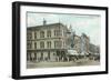 Main Street, Racine, Wisconsin-null-Framed Art Print