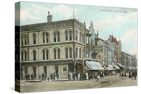 Main Street, Racine, Wisconsin-null-Stretched Canvas