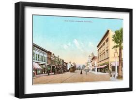 Main Street, Riverside, California-null-Framed Art Print