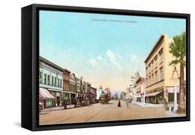 Main Street, Riverside, California-null-Framed Stretched Canvas