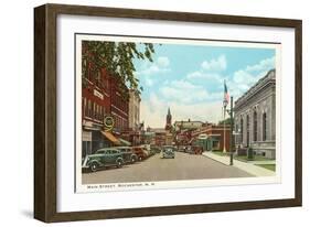 Main Street, Rochester, New Hampshire-null-Framed Art Print