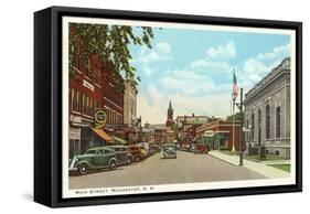 Main Street, Rochester, New Hampshire-null-Framed Stretched Canvas