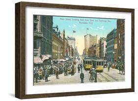 Main Street, Rochester, New York-null-Framed Art Print