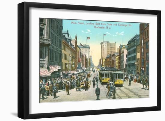 Main Street, Rochester, New York-null-Framed Art Print