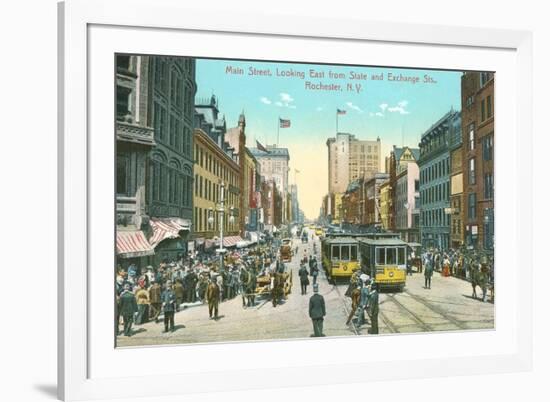 Main Street, Rochester, New York-null-Framed Premium Giclee Print