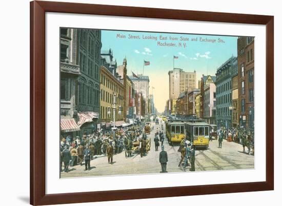 Main Street, Rochester, New York-null-Framed Premium Giclee Print