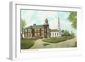 Main Street, Rutland, Mass.-null-Framed Art Print