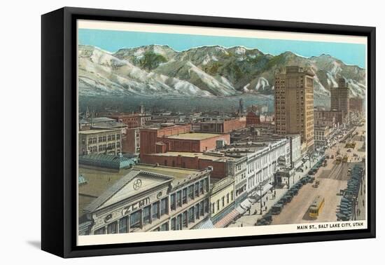 Main Street, Salt Lake City, Utah-null-Framed Stretched Canvas