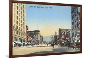 Main Street, Salt Lake City, Utah-null-Framed Art Print