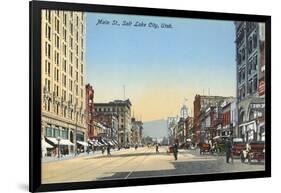 Main Street, Salt Lake City, Utah-null-Framed Art Print