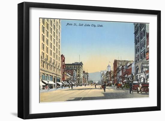 Main Street, Salt Lake City, Utah-null-Framed Art Print