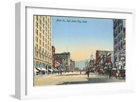 Main Street, Salt Lake City, Utah-null-Framed Art Print