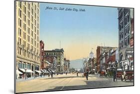 Main Street, Salt Lake City, Utah-null-Mounted Art Print
