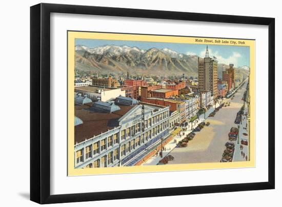 Main Street, Salt Lake City, Utah-null-Framed Art Print