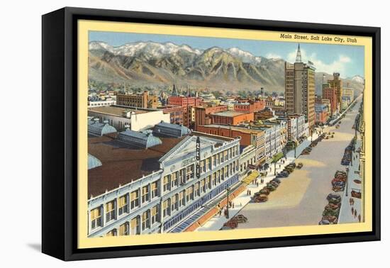 Main Street, Salt Lake City, Utah-null-Framed Stretched Canvas