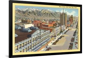 Main Street, Salt Lake City, Utah-null-Framed Art Print