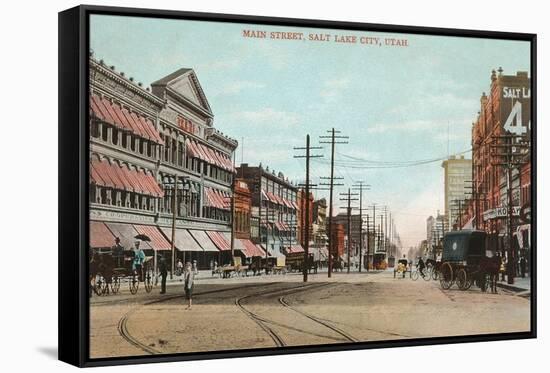 Main Street, Salt Lake City, Utah-null-Framed Stretched Canvas