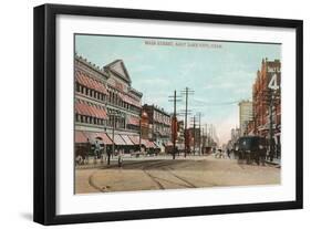 Main Street, Salt Lake City, Utah-null-Framed Art Print