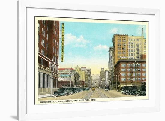 Main Street, Salt Lake City-null-Framed Art Print