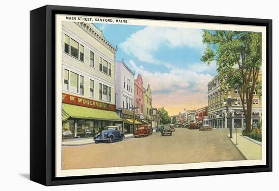 Main Street, Sanford-null-Framed Stretched Canvas