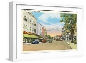 Main Street, Sanford-null-Framed Art Print