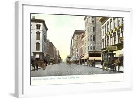 Main Street, Springfield-null-Framed Art Print