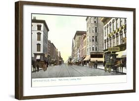 Main Street, Springfield-null-Framed Art Print