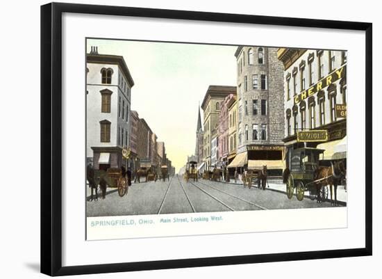 Main Street, Springfield-null-Framed Art Print