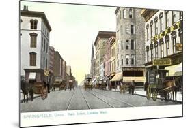 Main Street, Springfield-null-Mounted Art Print