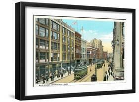 Main Street, Springfield-null-Framed Art Print