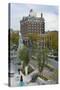 Main Street Square, Fort Hays, Rapid City, South Dakota, USA-Walter Bibikow-Stretched Canvas