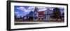 Main street storefronts at Fort Steele, East Kootenay, British Columbia, Canada-null-Framed Photographic Print