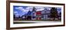 Main street storefronts at Fort Steele, East Kootenay, British Columbia, Canada-null-Framed Photographic Print