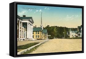 Main Street, Stowe, Vermont-null-Framed Stretched Canvas