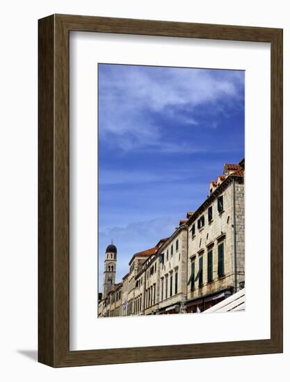 Main Street Stradun (Placa) in the Old Town of Dubrovnik-Simon Montgomery-Framed Photographic Print