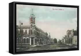 Main Street, Sumner, Iowa-null-Framed Stretched Canvas