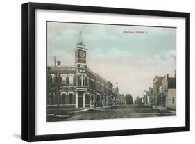 Main Street, Sumner, Iowa-null-Framed Premium Giclee Print