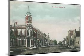 Main Street, Sumner, Iowa-null-Mounted Premium Giclee Print