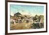 Main Street, Tent City, Coronado, California-null-Framed Art Print