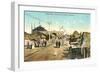 Main Street, Tent City, Coronado, California-null-Framed Art Print