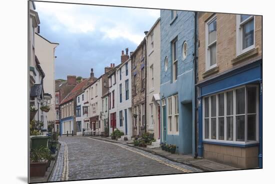 Main Street Through the Fishing Village of Staithes-James Emmerson-Mounted Photographic Print