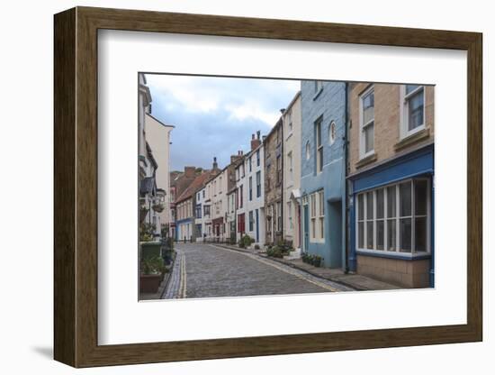 Main Street Through the Fishing Village of Staithes-James Emmerson-Framed Photographic Print