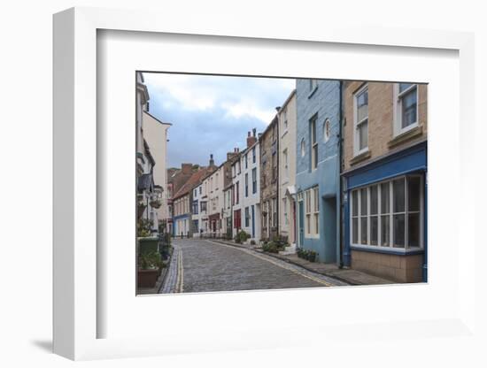 Main Street Through the Fishing Village of Staithes-James Emmerson-Framed Photographic Print