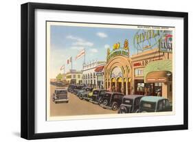 Main Street, Tijuana, Mexico-null-Framed Art Print