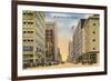 Main Street, Tulsa, Oklahoma-null-Framed Art Print