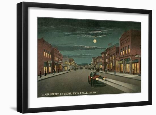 Main Street, Twin Falls, Idaho-null-Framed Art Print